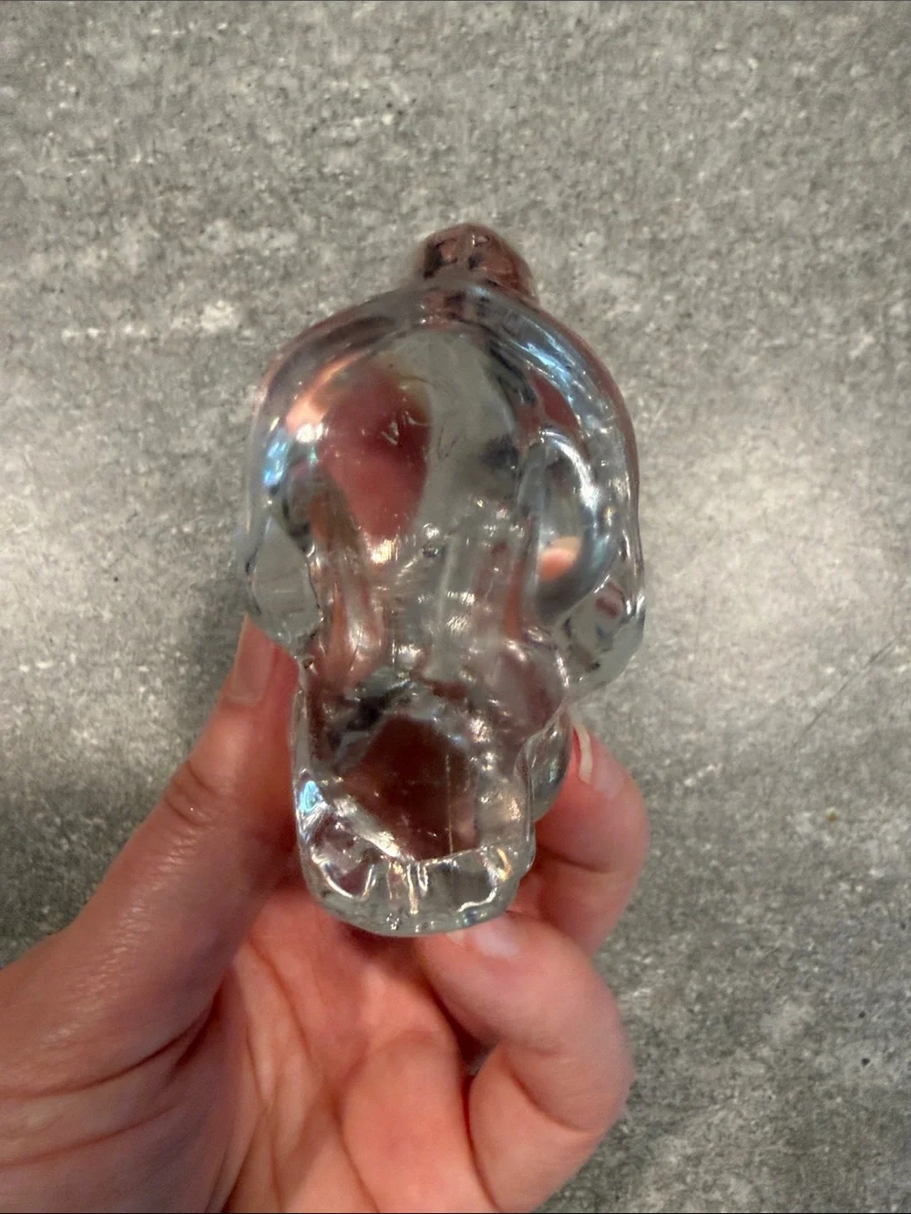 Clear Glass Bunny Rabbit paperweight